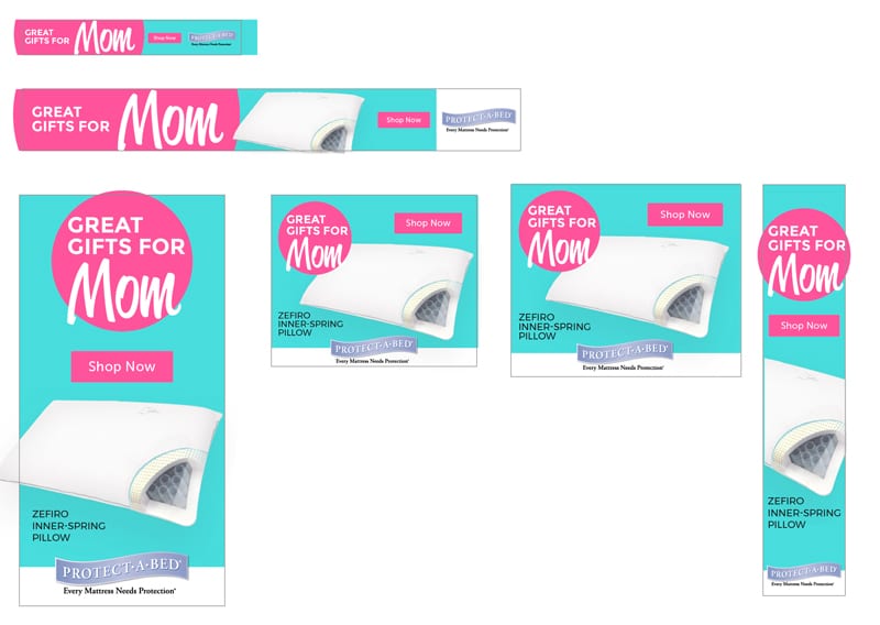 Google display ads for Mother's Day