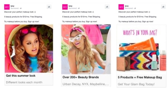 facebook ads examples