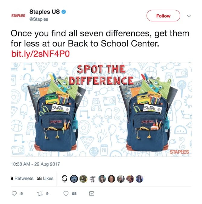 post for back to school for social engagement